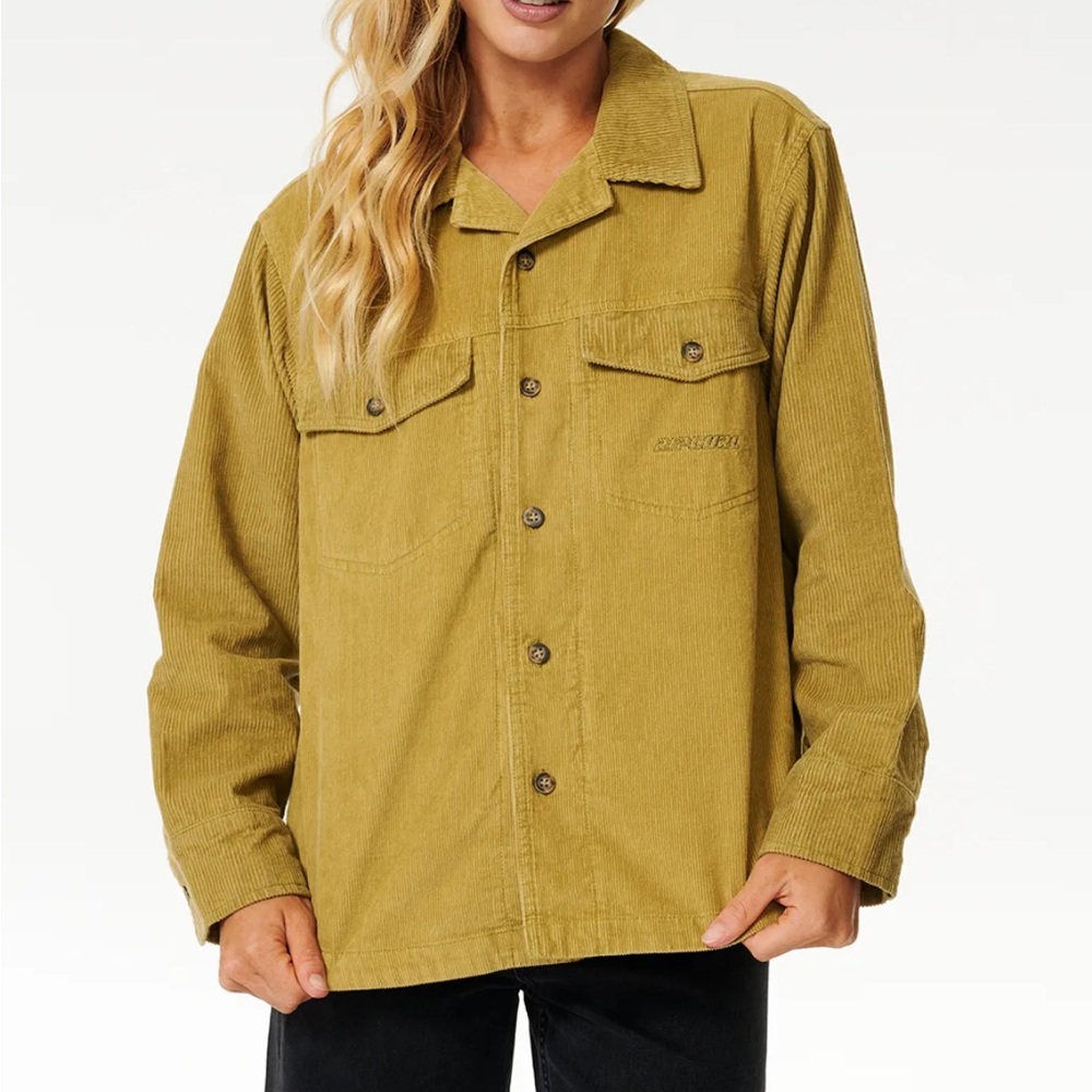 Stevie Cord corduroy jacket shirt (shacket)